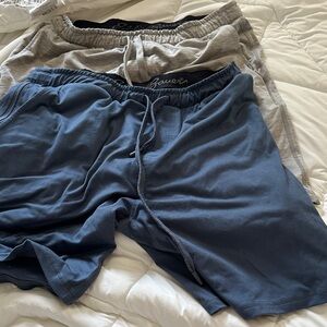 Bauer Men's Athletic Shorts in Blue and Gray